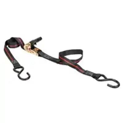 KEEPER 8FT 500LB BLACK RATCHET TIEDOWN 2PK (45721) - Arlington Coal & Lumber