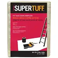 Main 1 - SUPERTUFF 9 X 12 FT FELT-BACK CANVAS DROPCLOTH (FB1) RED - Arlington Coal & Lumber