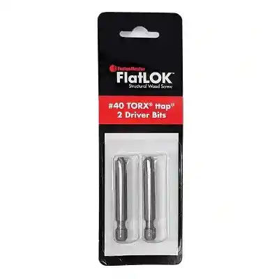 2" T-TAP T-40 FLATLOK BIT 2PK - Arlington Coal & Lumber