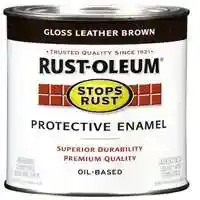Main 1 - 7775730 LTHR BRWN ENAMEL 1/2PT - Arlington Coal & Lumber