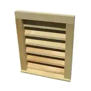 Main 1 - 12" X 18" WOOD LOUVER FLAT CASING (R.O. 14-1/2" X 20-1/2") - Arlington Coal & Lumber