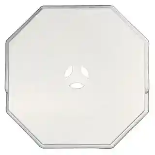 Main 1 - 6.75 WHITE OCTAGON SURFACE MOUNT #00030504123 - Arlington Coal & Lumber