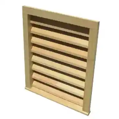 18" X 24" WOOD LOUVER FLAT CASING (R.O. 19-3/4" x 25-1/2") - Arlington Coal & Lumber