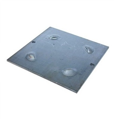 Main 2 - 4" STANDARD PLATE FOR CEMENT FILLED LALLY COLUMN  - Arlington Coal & Lumber