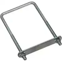 Main 1 - 222406 UBOLT SQ 3/8X4X7 ZINC BOLT U SQUARE 3/8X4X7IN ZINC - Arlington Coal & Lumber