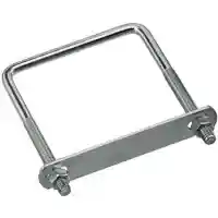 Main 1 - 222398 UBOLT SQ 3/8X4X5 ZINC BOLT U SQUARE 3/8X4X5IN ZINC - Arlington Coal & Lumber
