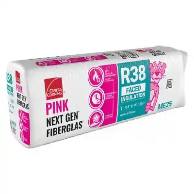Main 1 - OWENS CORNING R-38 KRAFT FACED 12" X 15-1/2" X 48" 42.67 SQFT 8/BATTS (OCME25) 28.51LBS - Arlington Coal & Lumber