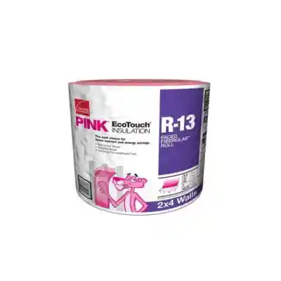 Main 1 - OWENS CORNING R-13 **MINI ROLL** KRAFT FACED 3-1/2" x 15" X 32' 40 SQFT ROLL (OCRF10) 13.7LBS - Arlington Coal & Lumber