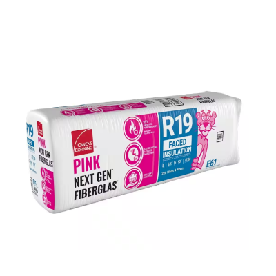 OWENS CORNING R-19 KRAFT FACED 6-1/4"  X 15" X 93" 77.50 SQFT 8/BATTS (OCE61) 27.1LBS - Arlington Coal & Lumber