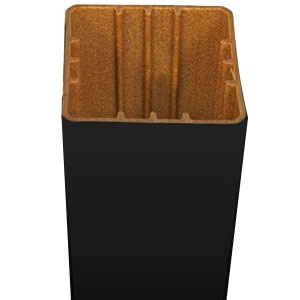 Main 2 - TREX TRANSCEND CHARCOAL BLACK 4" X 4" X 39" POST SLEEVE  - Arlington Coal & Lumber