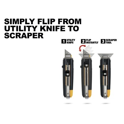 Main 2 - TOUGHBUILT SCRAPER UTILITY KNIFE BLADE + 5 BLADES (TB-H4S5-01-6DES) - Arlington Coal & Lumber