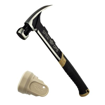 Main 2 - SPEC OPS 22 OZ. MILLED FRAMING HAMMER STEEL HANDLE W/ SOFT MALLET CAP (SPEC-M22CF-S) - Arlington Coal & Lumber