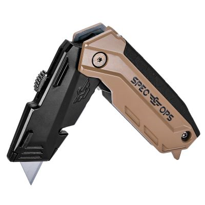 Main 2 - SPEC OPS RETRACTABLE BLADE FOLDING UTILITY KNIFE (SPEC-K1-FR) - Arlington Coal & Lumber