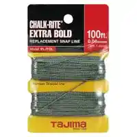 Main 2 - TAJIMA REPLACEMENT LINE 1.0MM EXTRA BOLD BRAID CHALK-RITE SNAP LINE (PL-ITOL) - Arlington Coal & Lumber