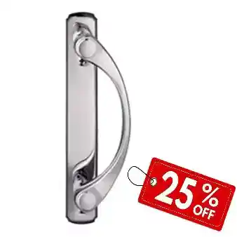 Main 2 - Trim Set 1: FWG Left-Stationary Newbury Satin Nickel PN:2579435 - Arlington Coal & Lumber