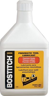 Main 2 - BOSTITCH PREMIUM PNEUMATIC TOOL LUBRICANT 20 OZ. (RED) - Arlington Coal & Lumber