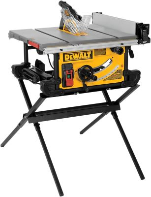 Main 2 - DEWALT 10" JOBSITE TABLE SAW W/ SCISSOR STAND (DWE7491X) - Arlington Coal & Lumber