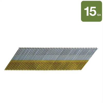 Main 2 - METABO (2-1/2" X 15GA) ANGLED GALVANIZED FINISH NAIL DA STYLE 3.0M (14318HPT) - Arlington Coal & Lumber