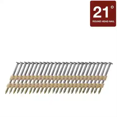Main 2 - METABO 8D (2-3/8" X .113) **GALVINZED** RING SHANK PLASTIC STICK NAIL 5.0M (10161HPT) - Arlington Coal & Lumber