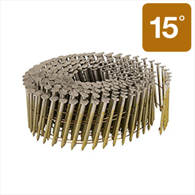 Main 2 - METABO 6D (2" X .090) STAINLESS RING SHANK COIL WIRE SIDING NAIL 3.6M (13355HPT) - Arlington Coal & Lumber