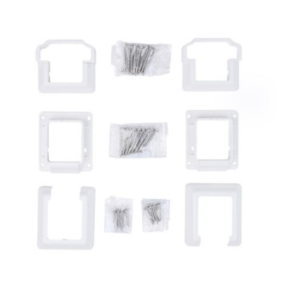 Main 2 - TIMBERTECH RELIANCE RAIL CONTOUR *HORIZONTAL* HARDWARE KIT (INCLUDES 4 BRACKETS W/ COVERS) - Arlington Coal & Lumber
