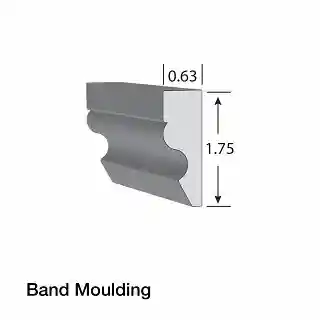 Main 1 - KLEER PVC BAND PROFILE 5/8" X 1-3/4" X 16' (8465) #5168R16  (10/PK)  - Arlington Coal & Lumber