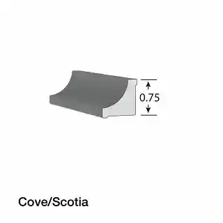 Main 1 - KLEER PVC COVE/SCOTIA 3/4" X 3/4" X 16' (8062) #5245 (40/PK) - Arlington Coal & Lumber