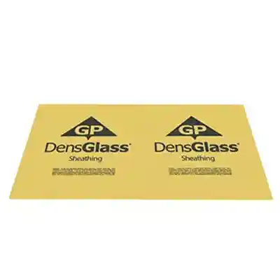5/8" 4' X 8' GP DENS-GLASS GOLD FIREGUARD EXT. SHEATHING - Arlington Coal & Lumber