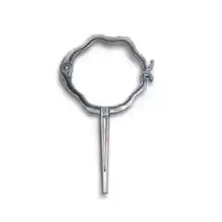 Main 1 - 3" PLAIN ROUND GALV. CONDUCTOR HOOK (#HHP3G) - Arlington Coal & Lumber
