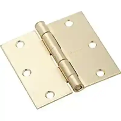 HINGE DOOR 3-1/2IN SQ CNR BRS - Arlington Coal & Lumber