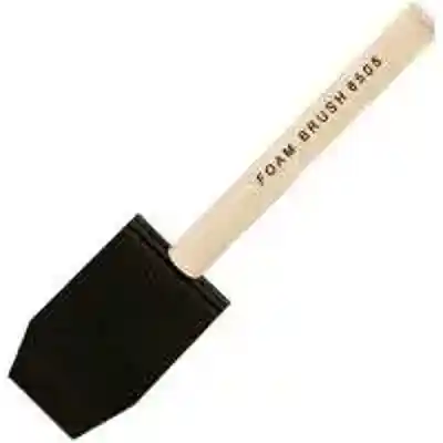 3 White Bristle Chip Brush