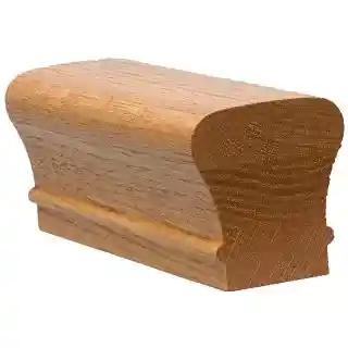 Main 1 - 6010-14 FT RED OAK NU-RAIL SOLID CAP INTERIOR HAND RAIL - Arlington Coal & Lumber