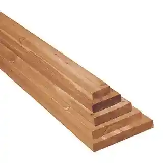 Main 1 - 2 X 4 D&BTR CLEAR WESTERN RED CEDAR GRN, S4S, 8' - 16' - Arlington Coal & Lumber