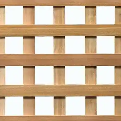 4' X 8' "HEAVY DUTY" WEST RED CEDAR SQUARE PATTERN LATTICE PANEL **CLEAR** (1-3/4" SPACING, 15/16" THICKNESS)  W8101156 - Arlington Coal & Lumber