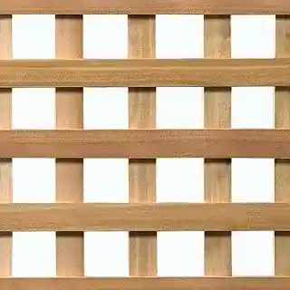Main 1 - 4' X 8' "HEAVY DUTY" WEST RED CEDAR SQUARE PATTERN LATTICE PANEL **CLEAR** (1-3/4" SPACING, 15/16" THICKNESS)  W8101156 - Arlington Coal & Lumber