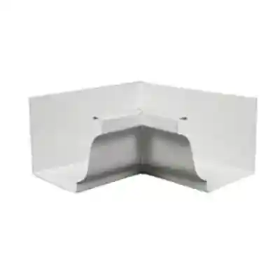 L&R WHITE ALUMINUM GUTTER INSIDE MITRE SECTION - Arlington Coal & Lumber