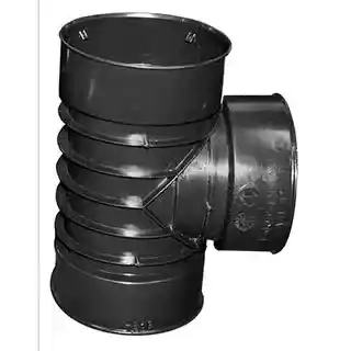 Main 1 - 4" ADS TEE FITTING (BLACK) - Arlington Coal & Lumber
