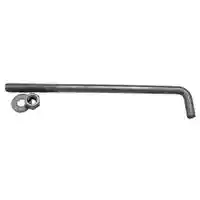 Main 1 - 1/2 X 12" H/D GALV. ANCHOR BOLT W/HEX NUT & WASHER - Arlington Coal & Lumber