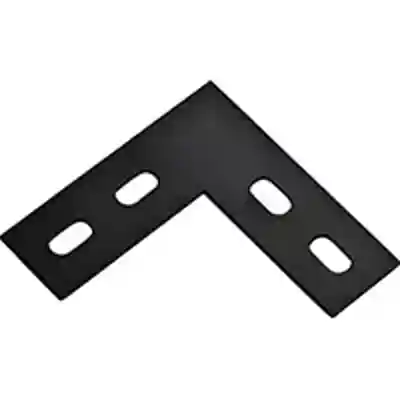 BRACE CORNER 6.5X1.5X1/8 BLK - Arlington Coal & Lumber