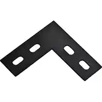 Main 1 - BRACE CORNER 6.5X1.5X1/8 BLK - Arlington Coal & Lumber