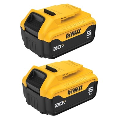 Main 2 - DEWALT DCB205-2 20V MAX 5AH BATTERY 2PK - Arlington Coal & Lumber