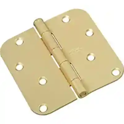 830224 HINGE DR 3-1/2IN S BRS HINGE DOOR 3-1/2 5/8 RC BRASS - Arlington Coal & Lumber