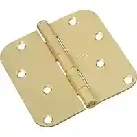 Main 2 - 830224 HINGE DR 3-1/2IN S BRS HINGE DOOR 3-1/2 5/8 RC BRASS - Arlington Coal & Lumber