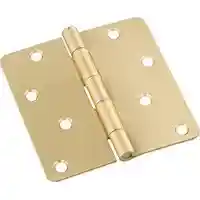 Main 2 - 830227 HINGE DR 3-1/2IN S BRS HINGE DOOR 3-1/2IN 1/4RC BRASS - Arlington Coal & Lumber