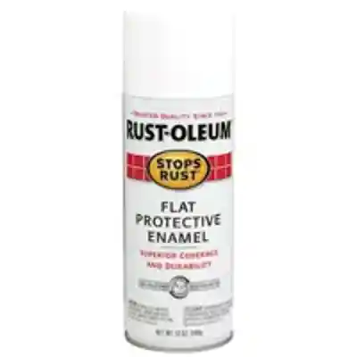 RUST-OLEUM FLAT WHITE ENML SPRAY PAINT 12 OZ. - Arlington Coal & Lumber