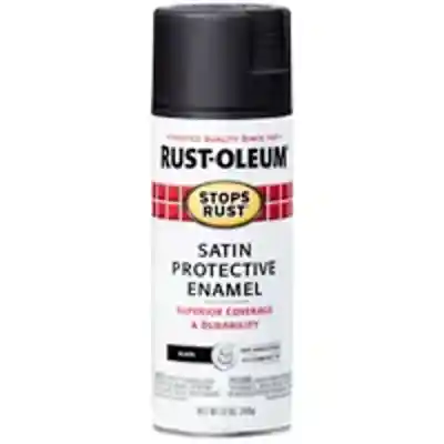 SATIN BLACK SPRAY PAINT 12OZ - Arlington Coal & Lumber