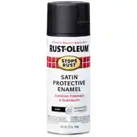 Main 1 - SATIN BLACK SPRAY PAINT 12OZ - Arlington Coal & Lumber
