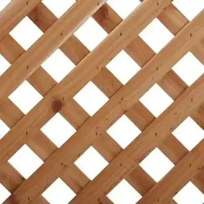 4' X 8' WEST RED CEDAR "CLEAR"  "DIAGONAL" LATTICE PANEL, 1-3/4" PRIVACY SPACING, 1/4" THICKNESS  W8101095 - Arlington Coal & Lumber