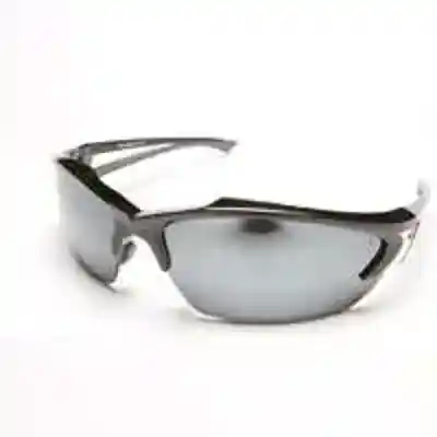 (SDK117-G2) KHOR BLACK W/SILVER LENS EDGE SAFETY GLASSES  - Arlington Coal & Lumber