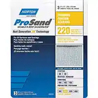 Main 2 - NORTON PROSAND P220 FINISHING 9X11 SANDING SHEET 3 PACK (YELLOW) - Arlington Coal & Lumber